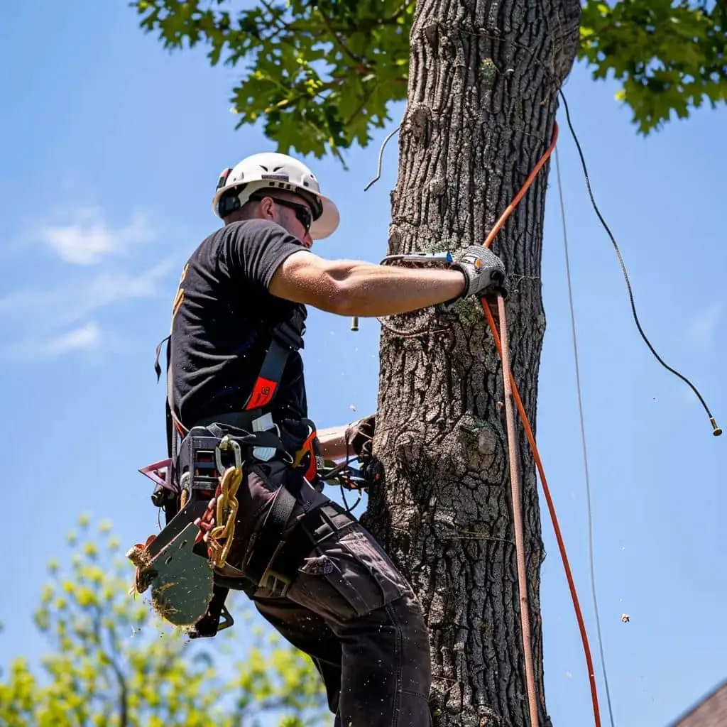 Tree pruning and yard clearing work in Franklin, IN